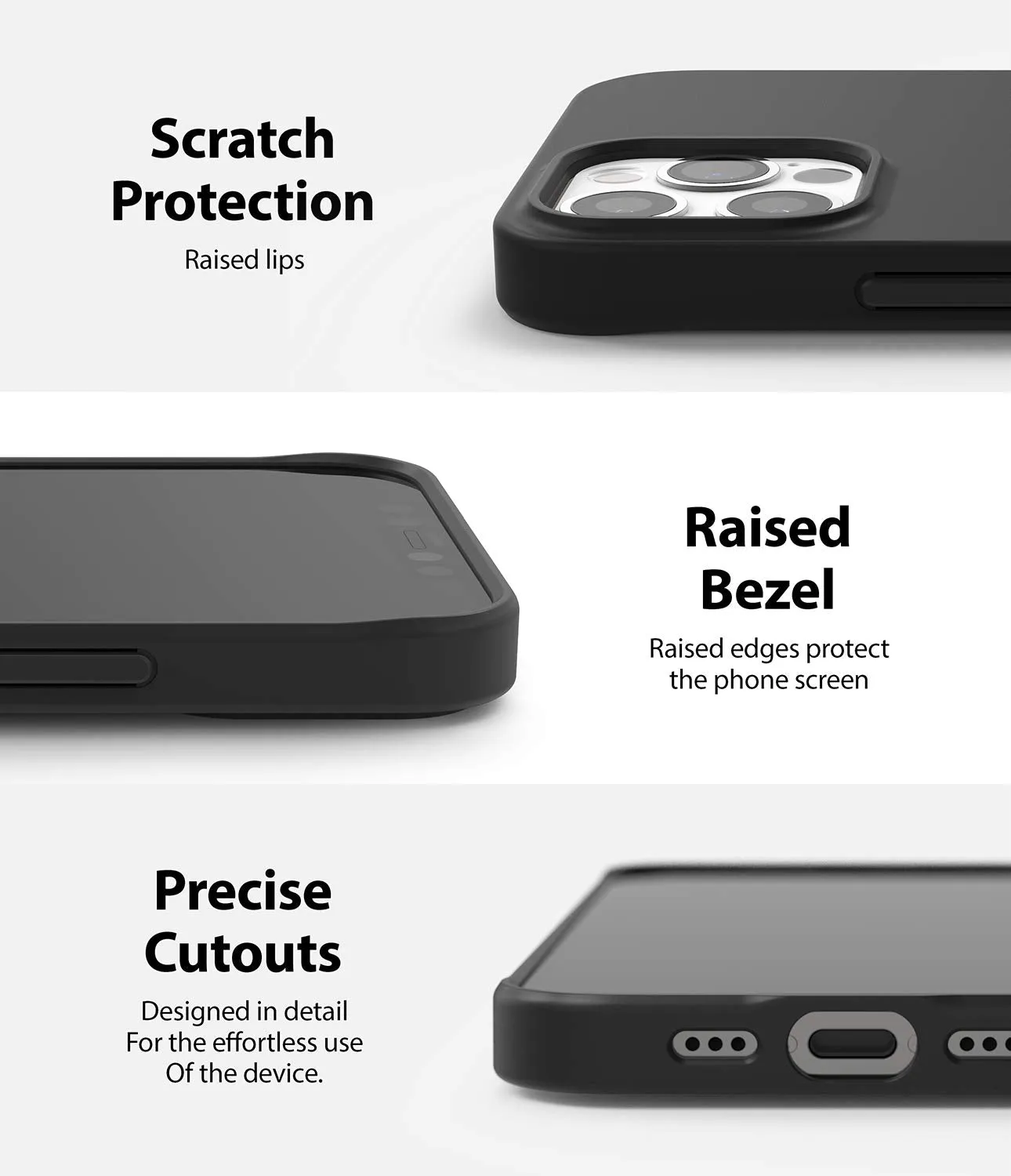 iPhone 12 / 12 Pro Back Cover Case | Air S - Black